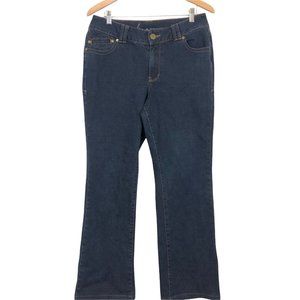 Lane Bryant Jeans Womens Size 14 GeniusFit Slim Boot Cut Stretch